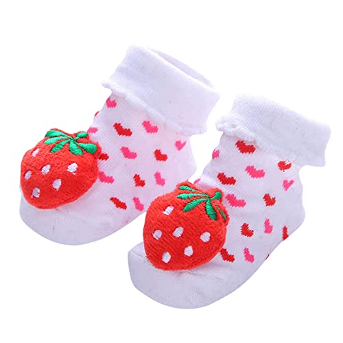Adalex Global Babysocken mit Anti-Rutsch-Sohle für Neugeborene und Kleinkinder, weiche Baumwollsocken für Babys, Jungen und Mädchen (0–3, 3–6, 6–12, 12–18 Monate), Hausschuhe für Kleinkinder
