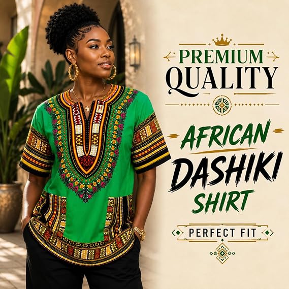 Adalex Tribal Dashiki Summer Shirt