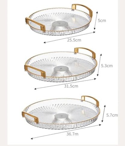 3-in-1 Acrylic Decorative Tray