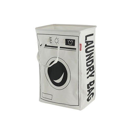 75L Waterproof Linen Laundry Basket