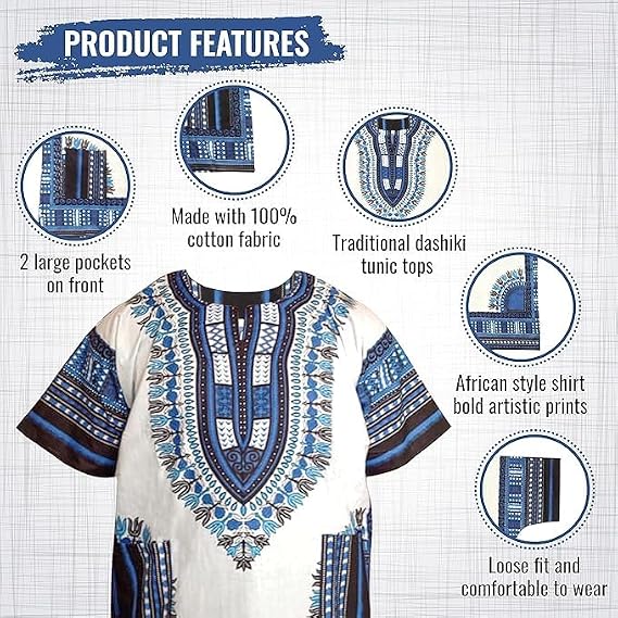Adalex Tribal Dashiki Summer Shirt