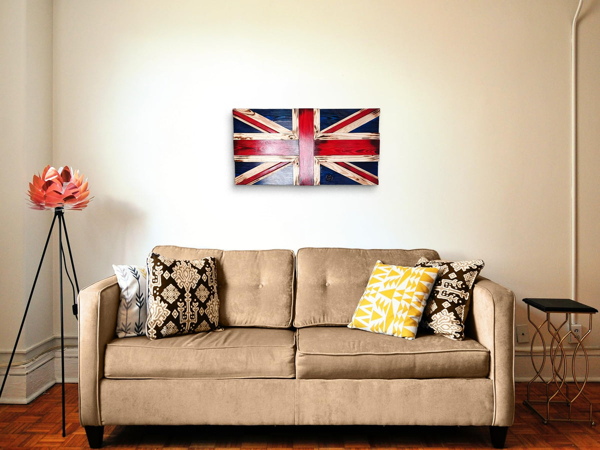 Adalex Wooden Union Jack Wall Decor