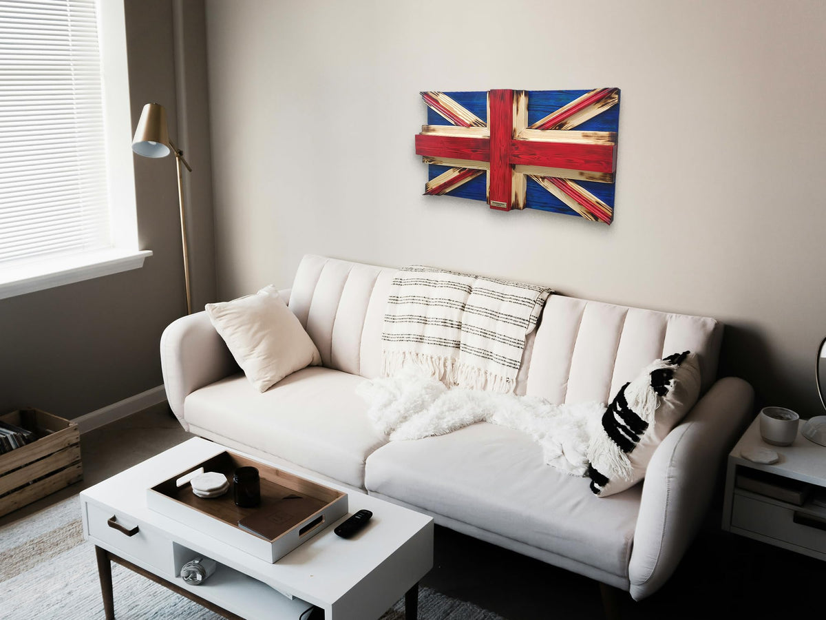 Adalex Wooden Union Jack Wall Decor