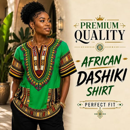 Adalex Tribal Dashiki Summer Shirt