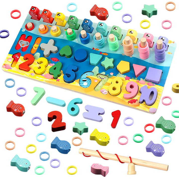 Number and Shapes Sorting Game. 4 in 1 learning games with Number Coun ...