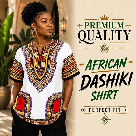 Adalex Tribal Dashiki Summer Shirt