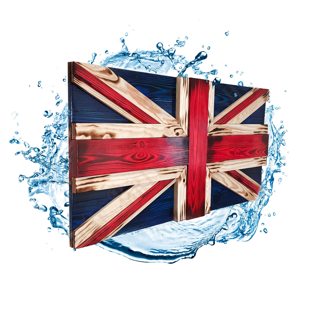 Adalex Wooden Union Jack Wall Decor