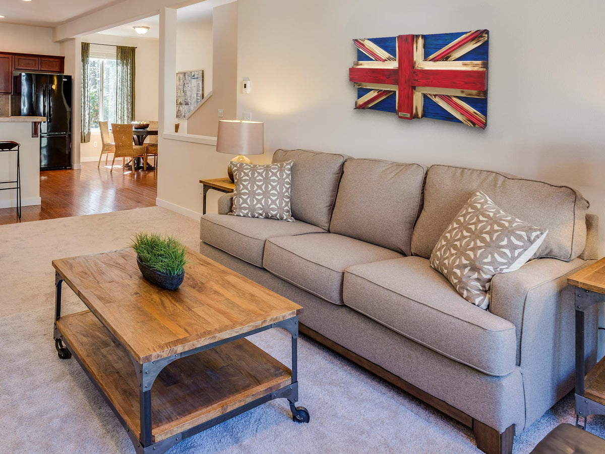 Adalex Wooden Union Jack Wall Decor