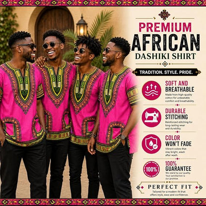 Adalex Tribal Dashiki Summer Shirt