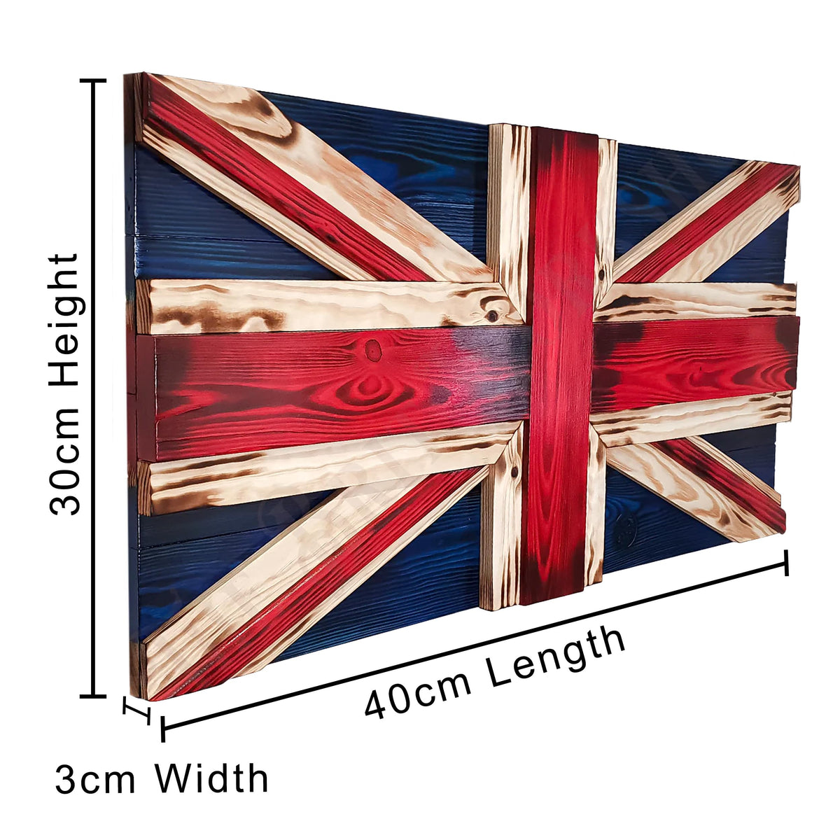 Adalex Wooden Union Jack Wall Decor