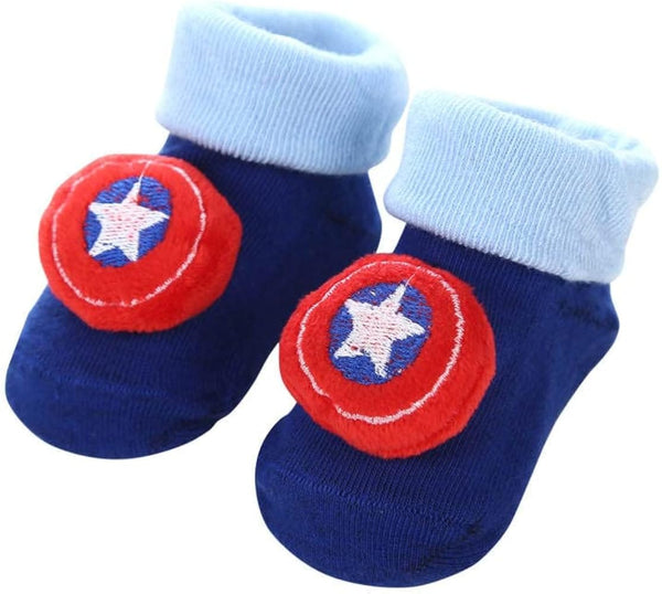 Baby Socks with Grips for Newborns and Toddlers, Non-Slip Toddler Socks, Infant, Boys and Girls, Soft Cotton Baby Socks 0-3,3-6, 6-12, 12-18 Months, Toddler Slipper Socks