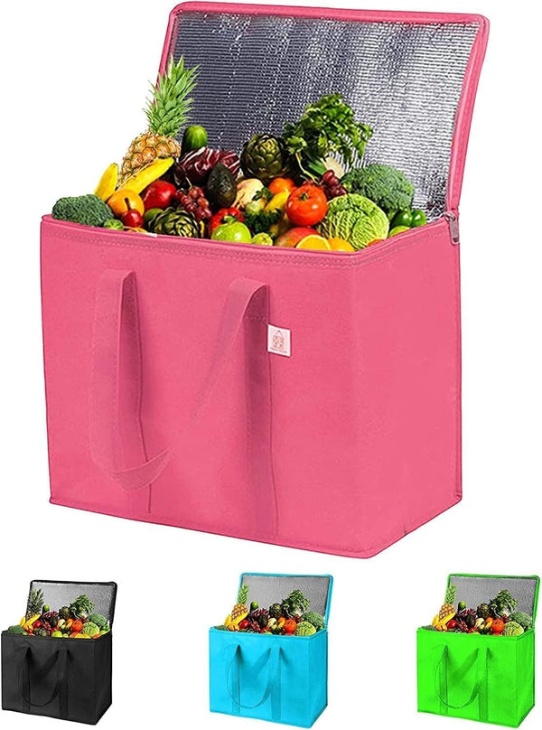 Adalex Global Insulated Cooler Tote – Reusable Shopping Bag