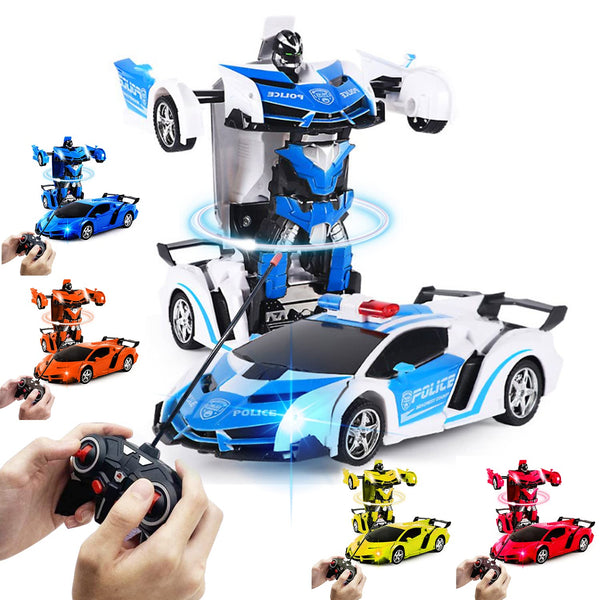 Remote Control Robot Car Toy – 1:18 Scale, 360° Turn, Boys & Girls