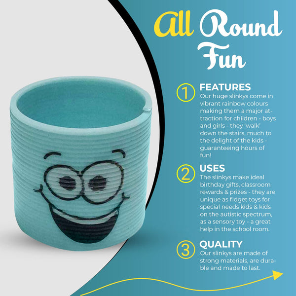 12-Piece Mini Slinky Toys – Toddler Fidget & Stress Relief Play