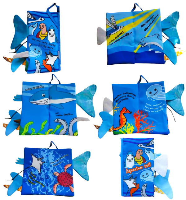 Baby Early Learning Cloth Book – Soft Educational Toy for Boys & Girls